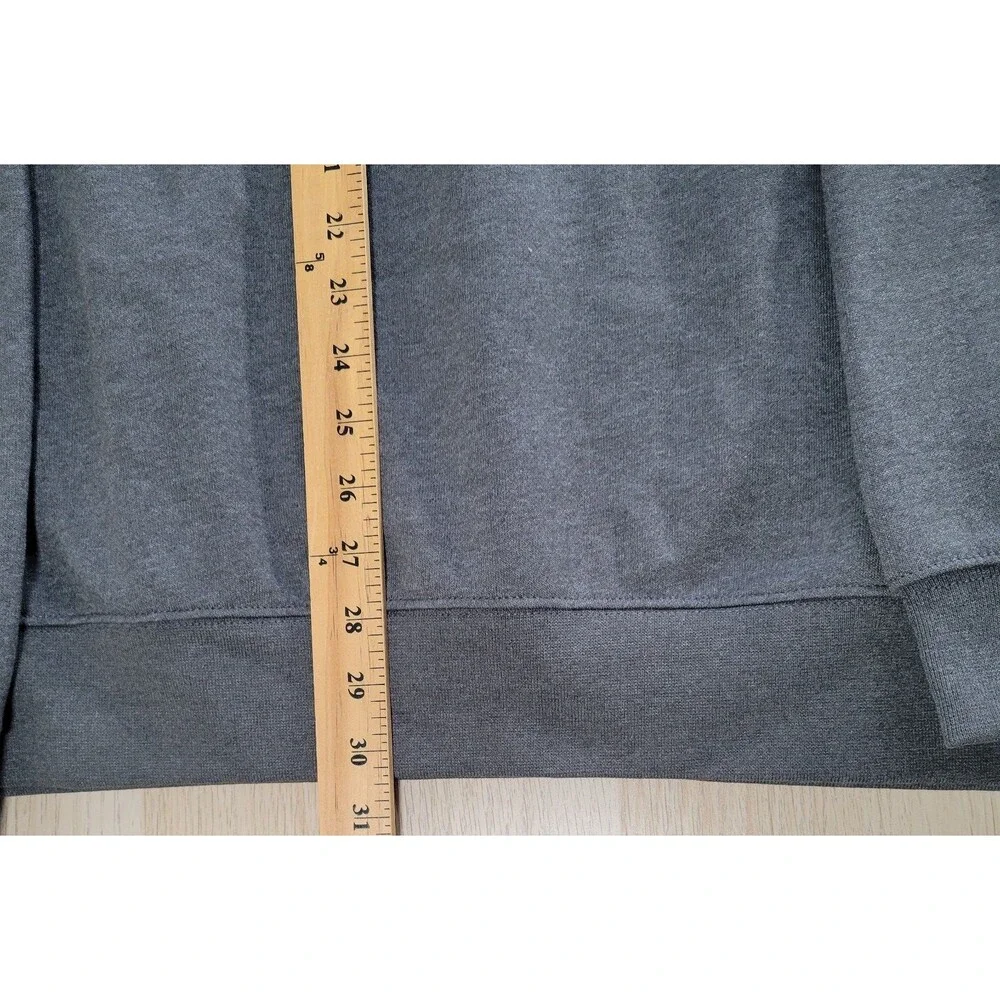 Carhartt Sweatshirt Mens 2XL Loose Midweight 1/4 Zip Mock-Neck Gray Google NWT - Picture 12 of 12